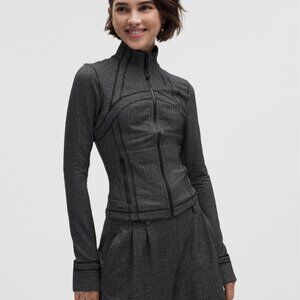 Define Cropped Jacket Herringbone